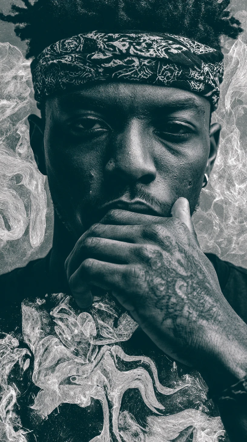 Defiant rapper confronting false media and public hype