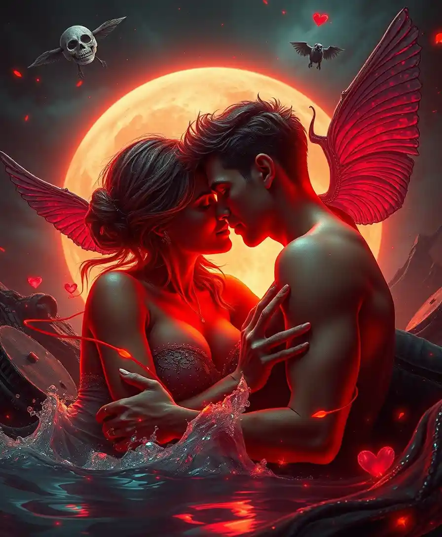 Fusão surreal de amor, tranquilidade e perigosas visões sombrias