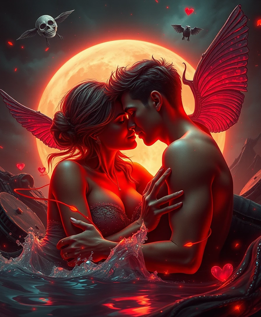 Fusão surreal de amor, tranquilidade e perigosas visões sombrias