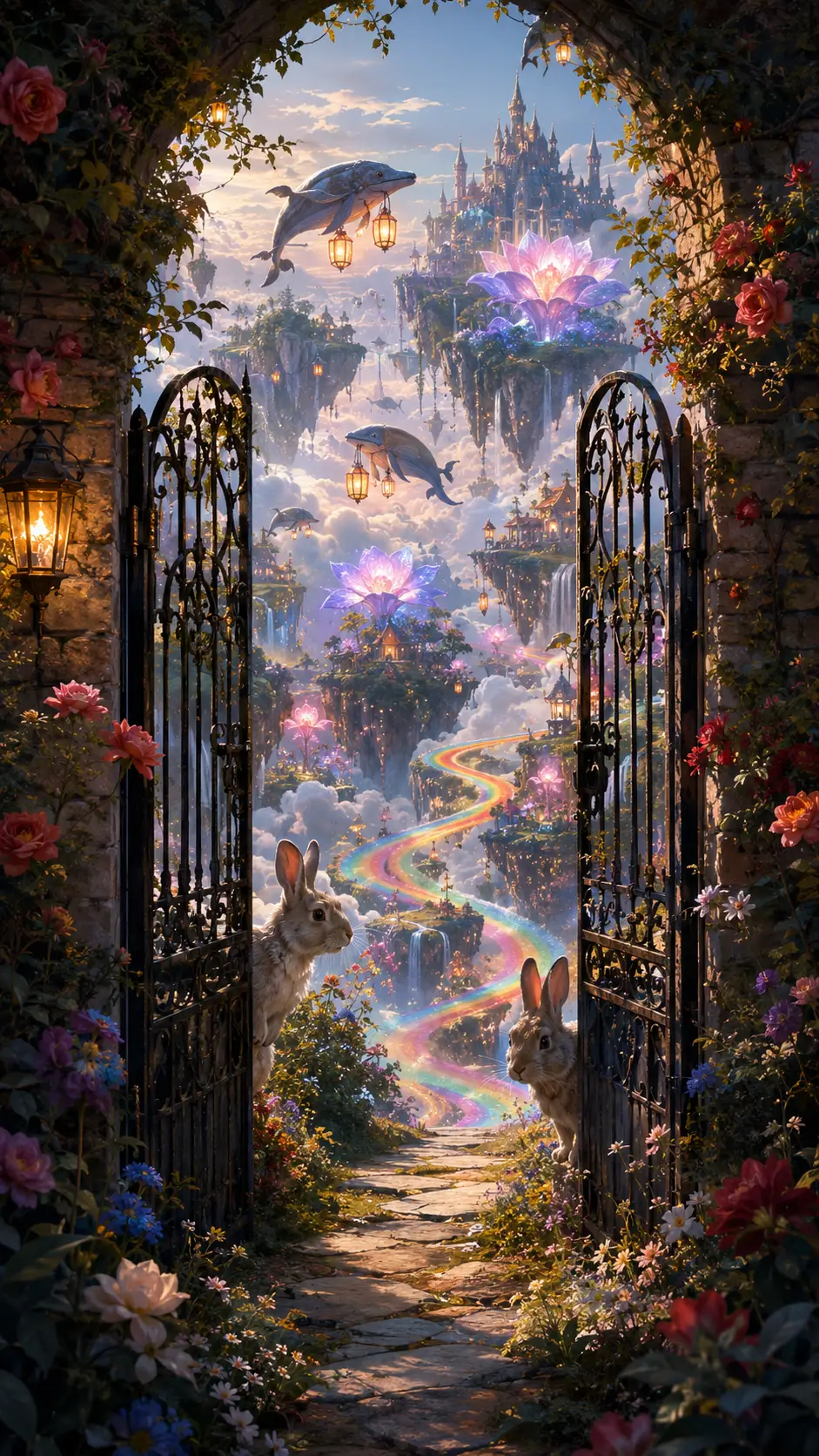 通往超現實奇幻世界的田園小屋花園大門