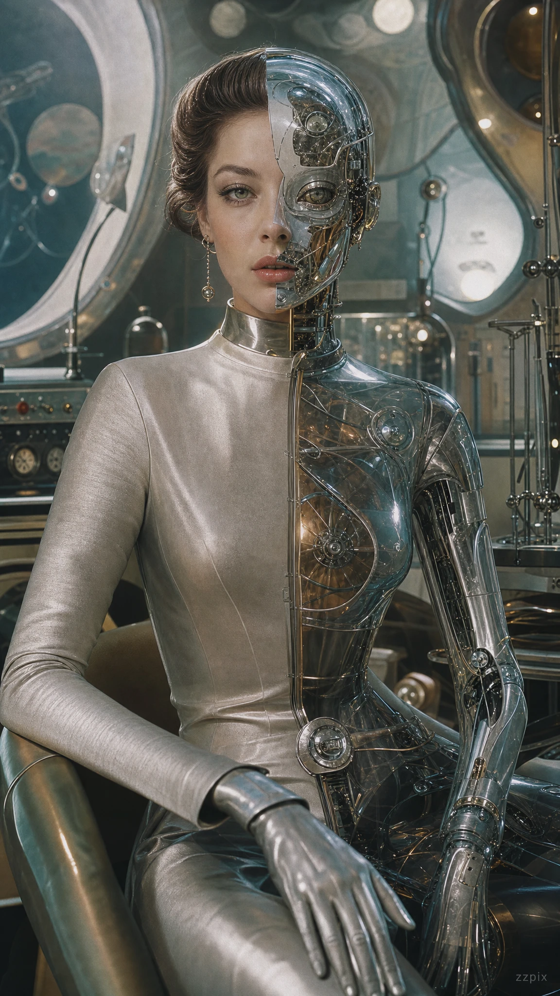 futuristic interior