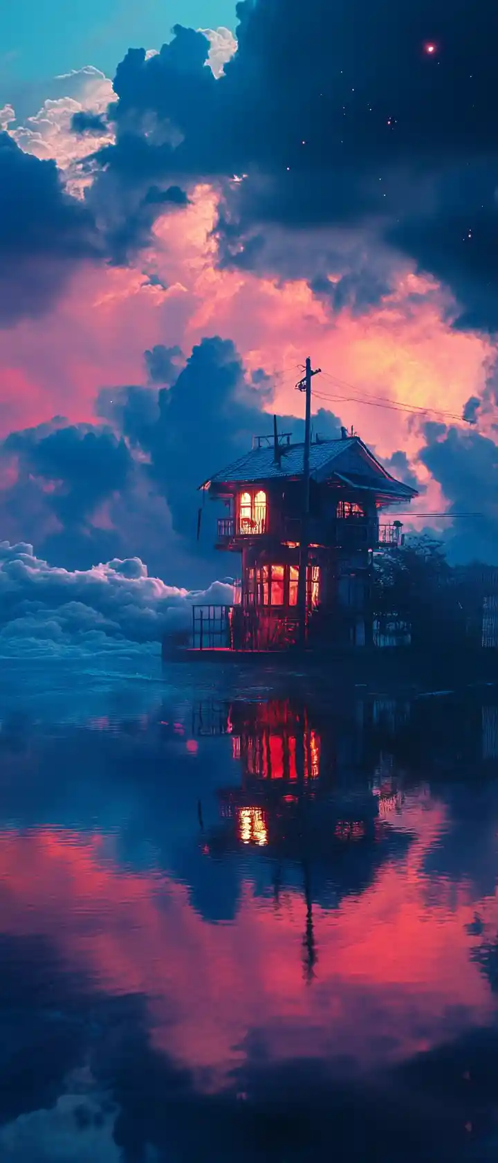 Surreal dreamscape photography with bright vibrant colors
