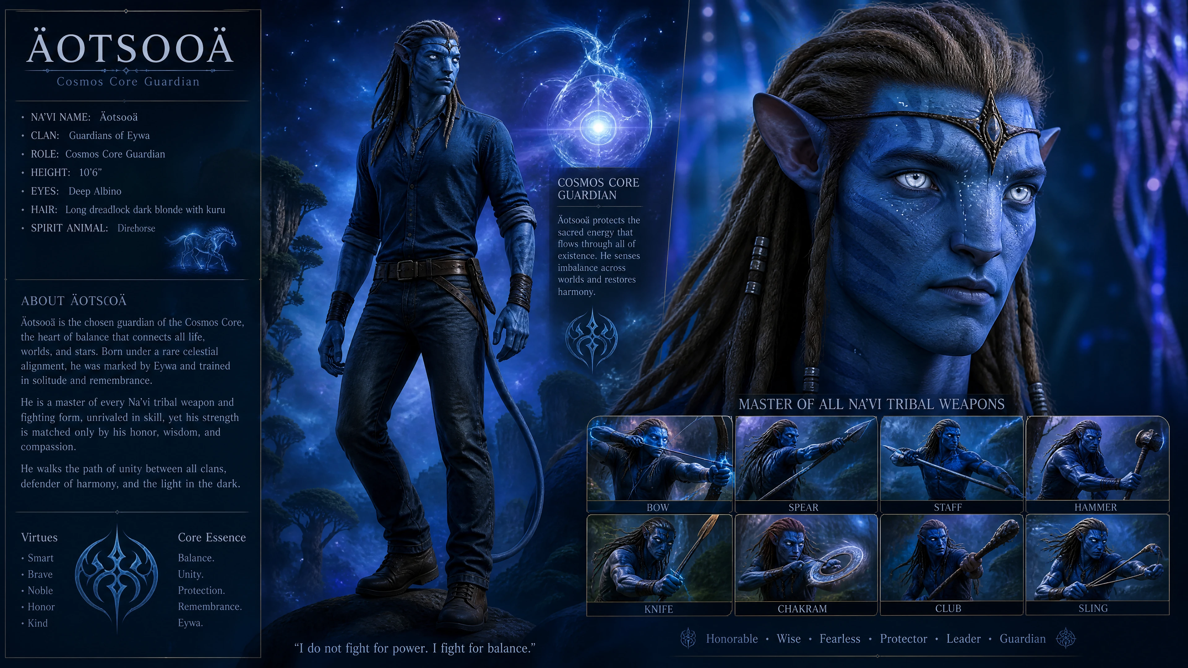 Guerrier alien bleu en tenue décontractée moderne