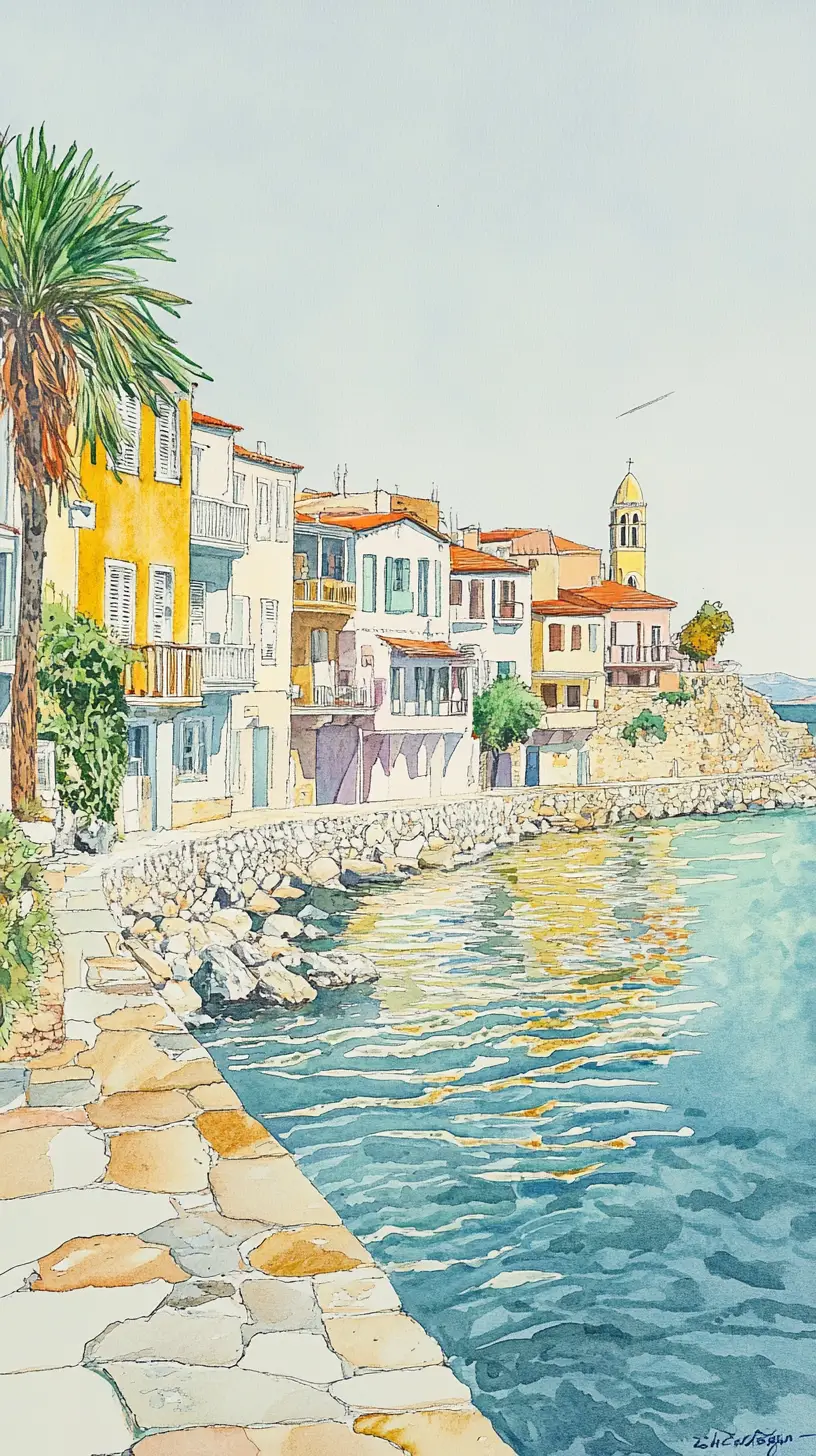 seaside town