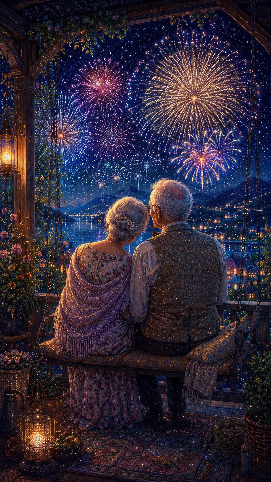 elderly couple