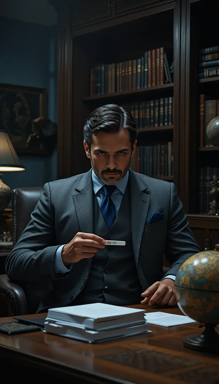 Doctor y enfermera comparten un momento tenso en un consultorio oscuro