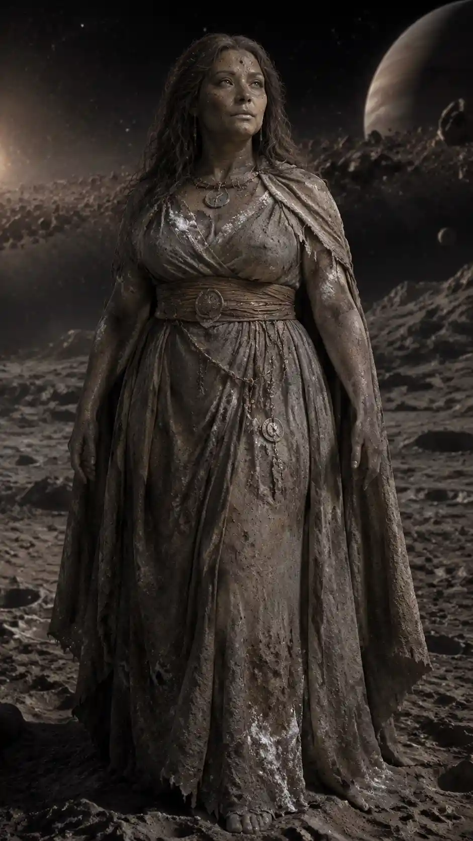化身為古老矮行星穀神星的女子