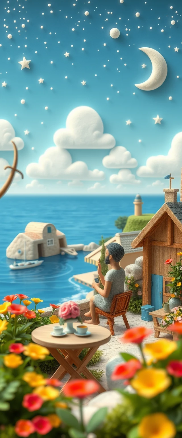Verspieltes Knetanimations-Paar in einer gemütlichen französischen Küche
