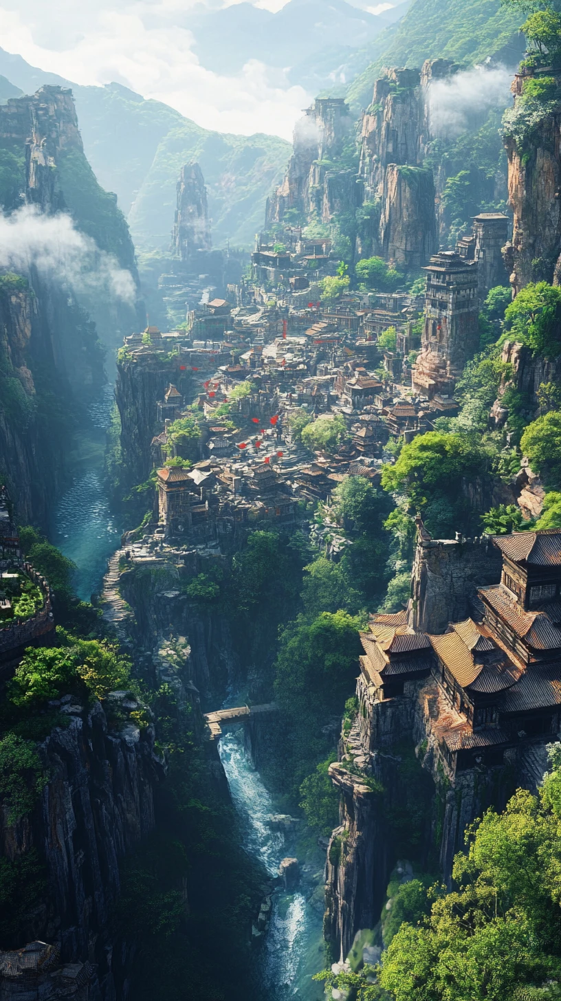靖宇谷山景的動漫風景