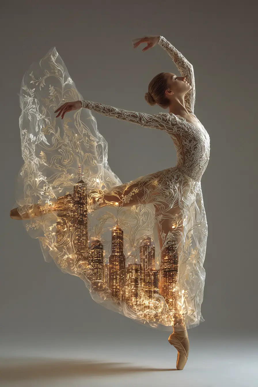 surreal city