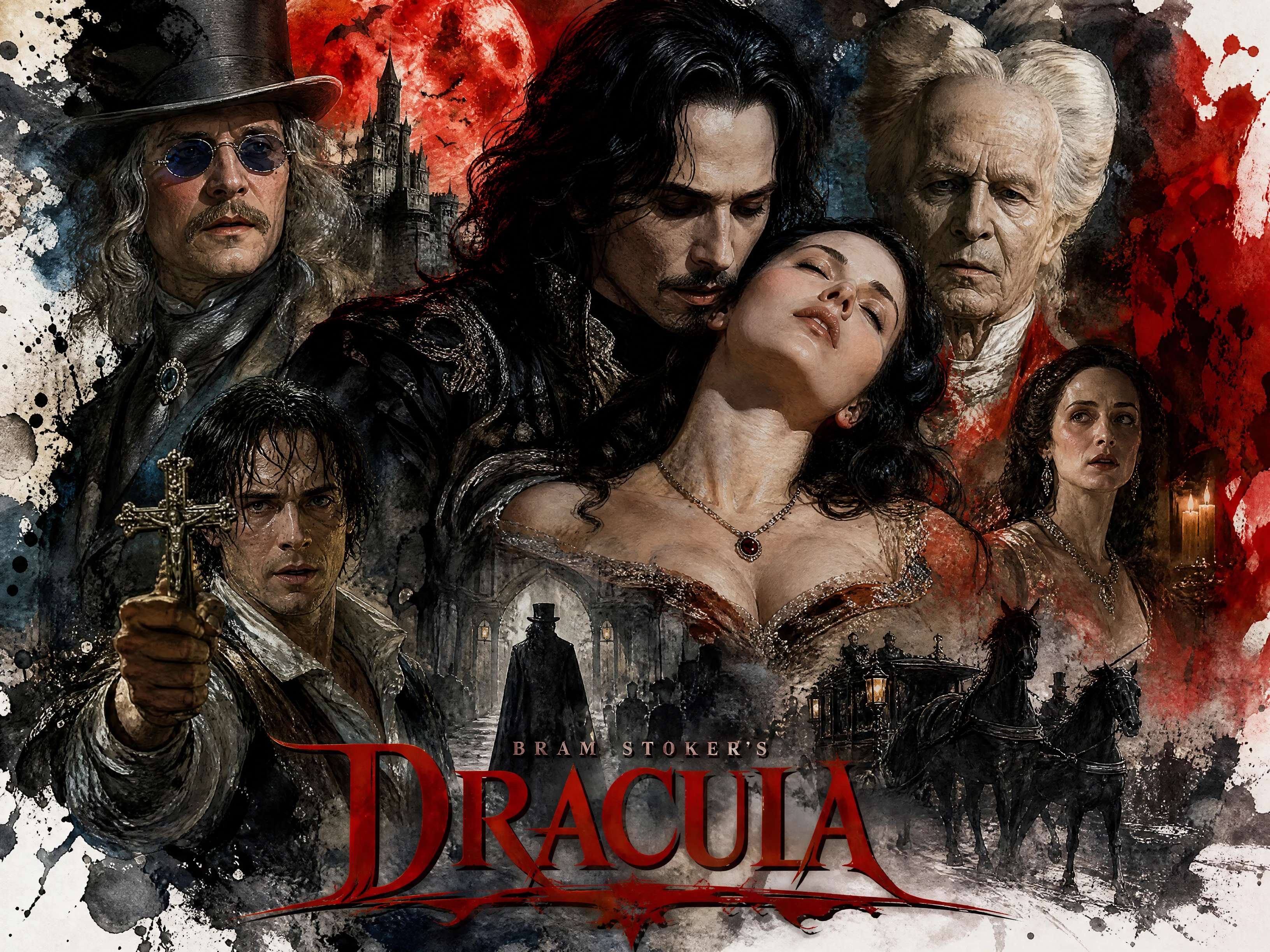 Epische Fantasy-Kriegerin in dramatischem Licht und Schatten