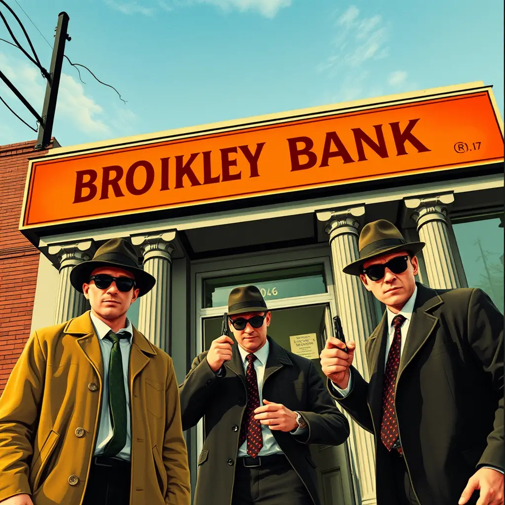 Three robbers attempt a chaotic brooklyn bank heist