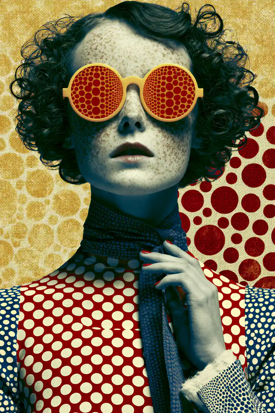 Surreal colorful metaphor for searching happiness and love