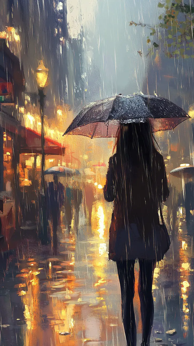 感情の揺らぎが形づくる表現豊かな雨の情景