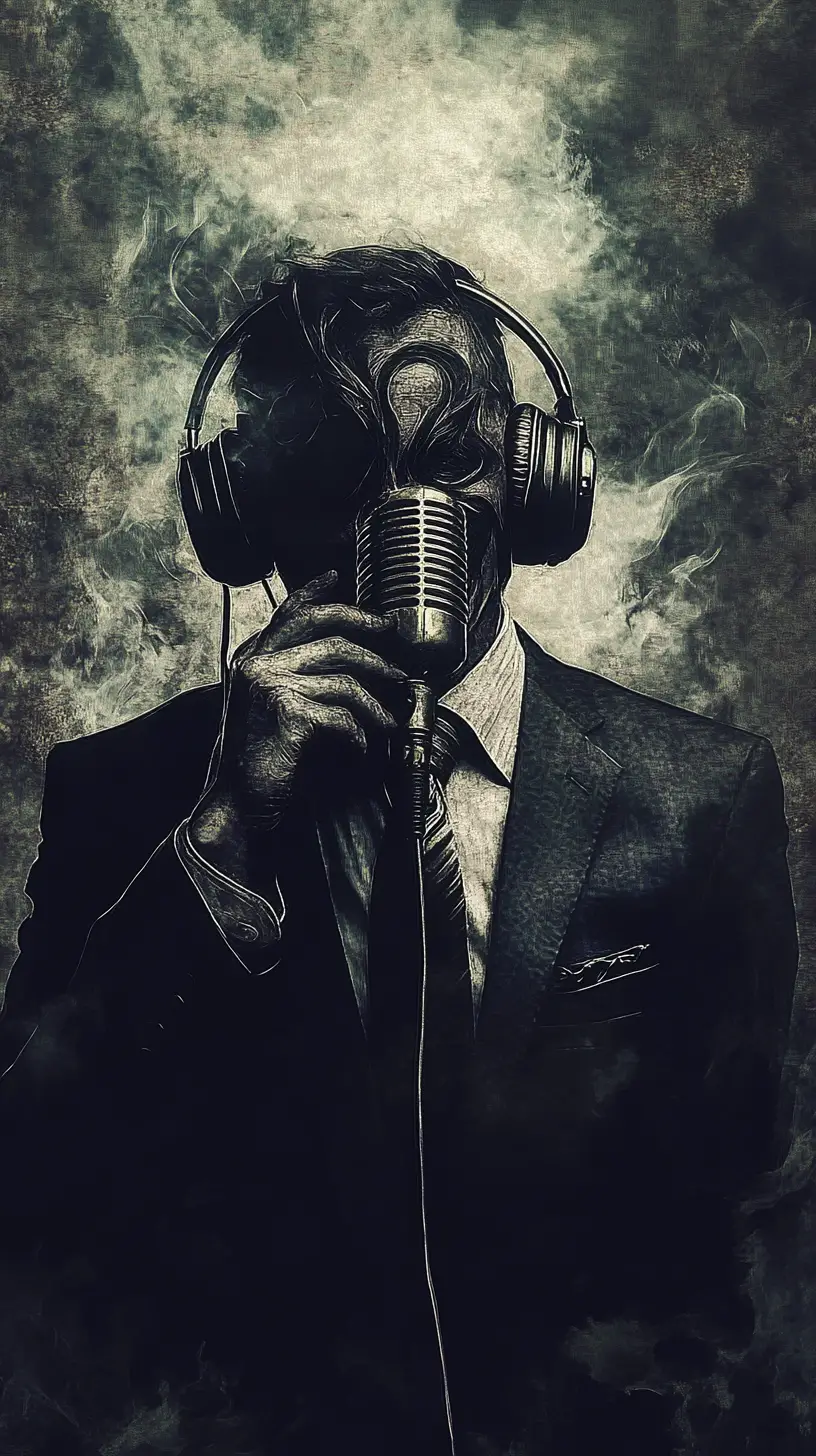 坐在收音機旁準備把音量開到最大的人