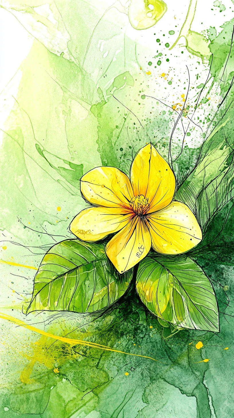 Rato feliz em um mundo surreal de aquarela derretida