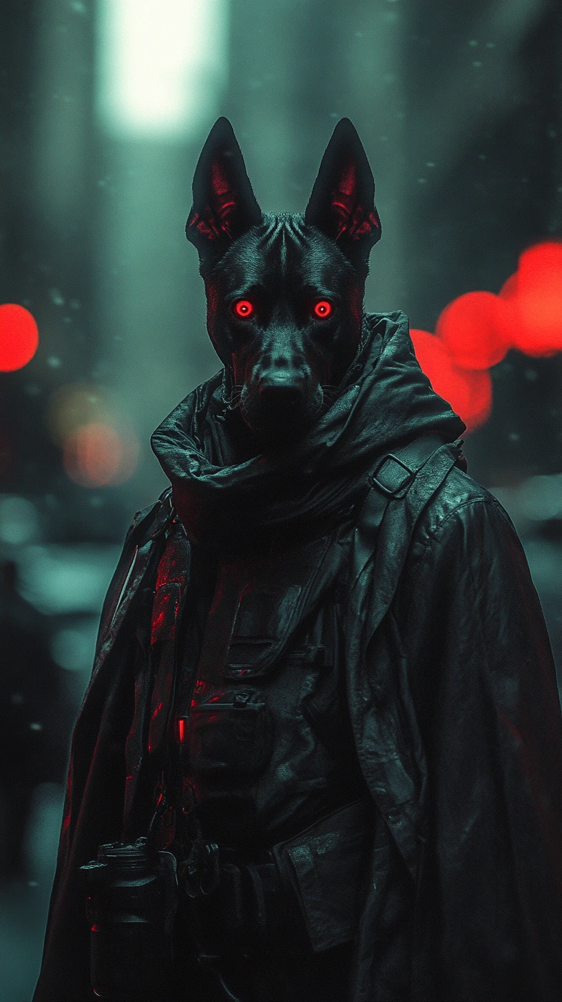 Doberman agressivo solto em rua urbana