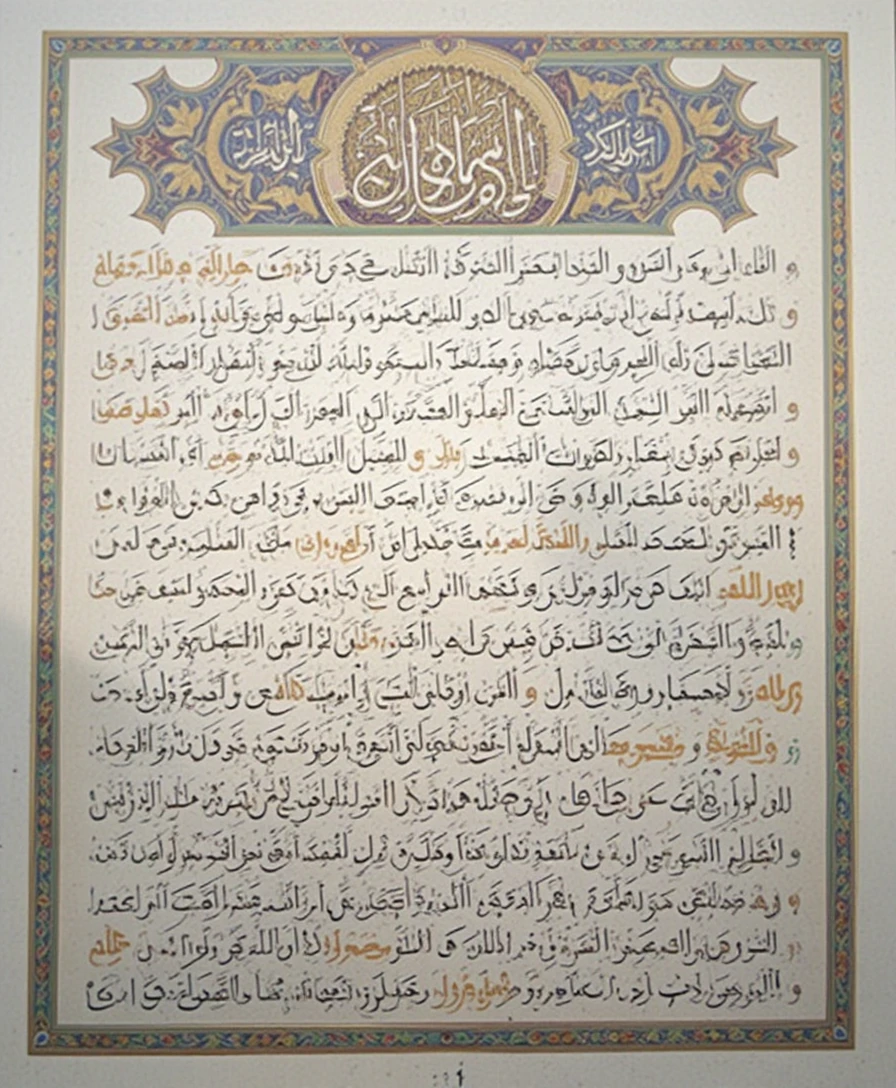 Islamic jurisprudence rulings in structured text layout