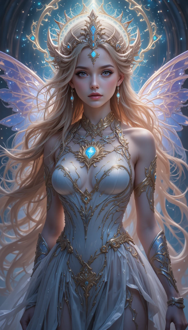 Mulher de anime em um universo fantástico de Osamodas