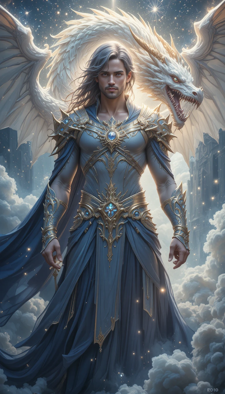 Retrato em anime de um homem eliatrope de 31 anos