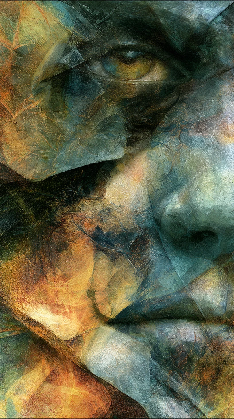 Tipografia espiritual abstrata sobre lições e bênçãos