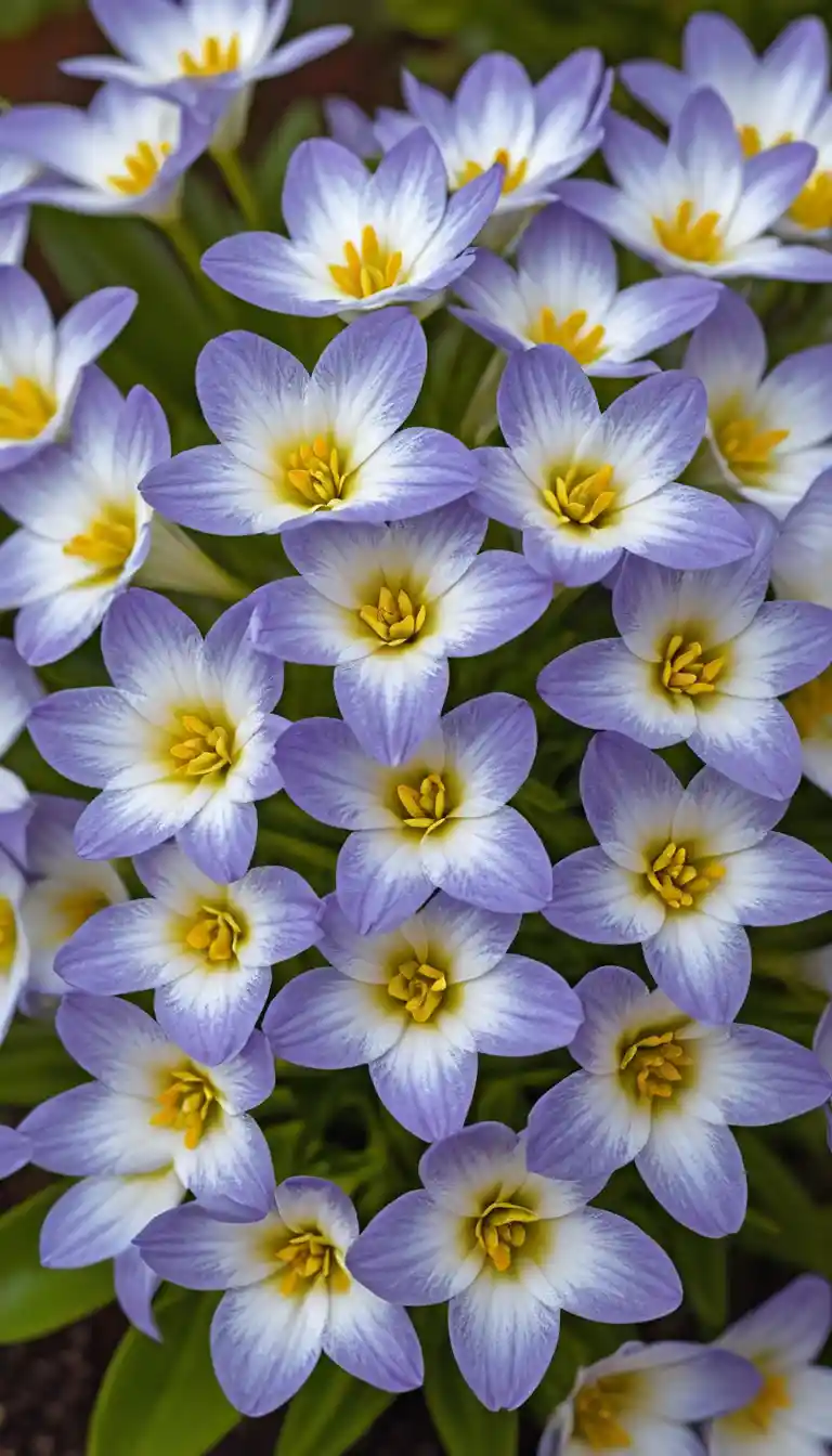 Photo botanique en gros plan de fleurs en forme de pingouin
