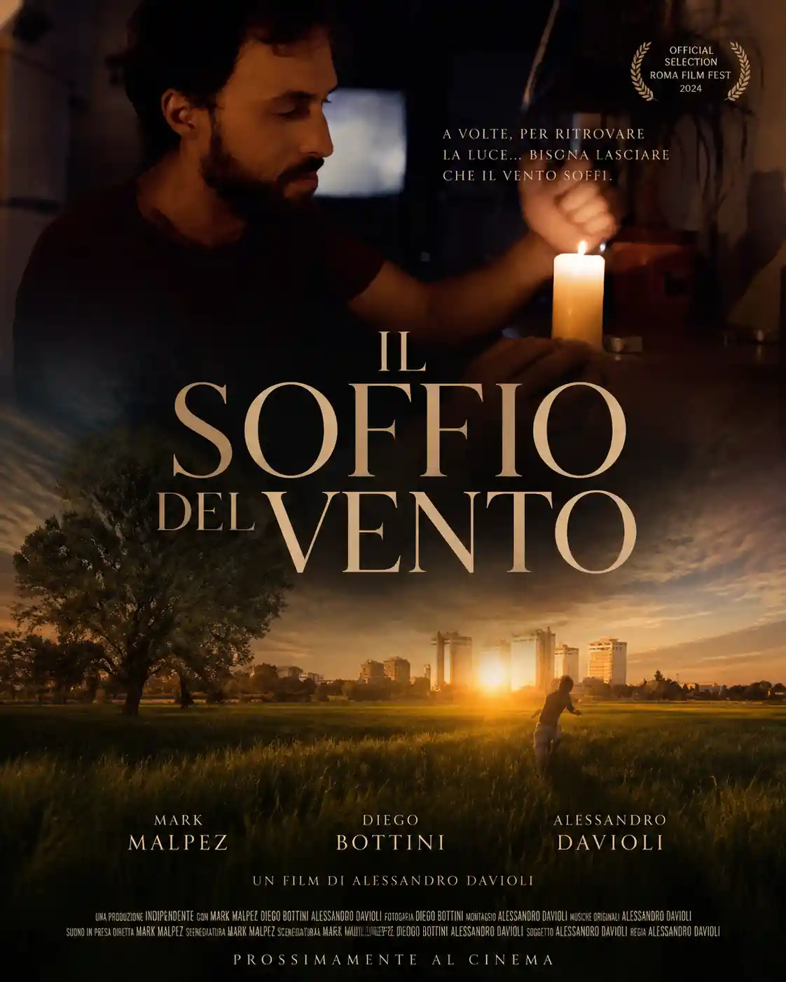 Diseño de póster para la película The Breath of the Wind