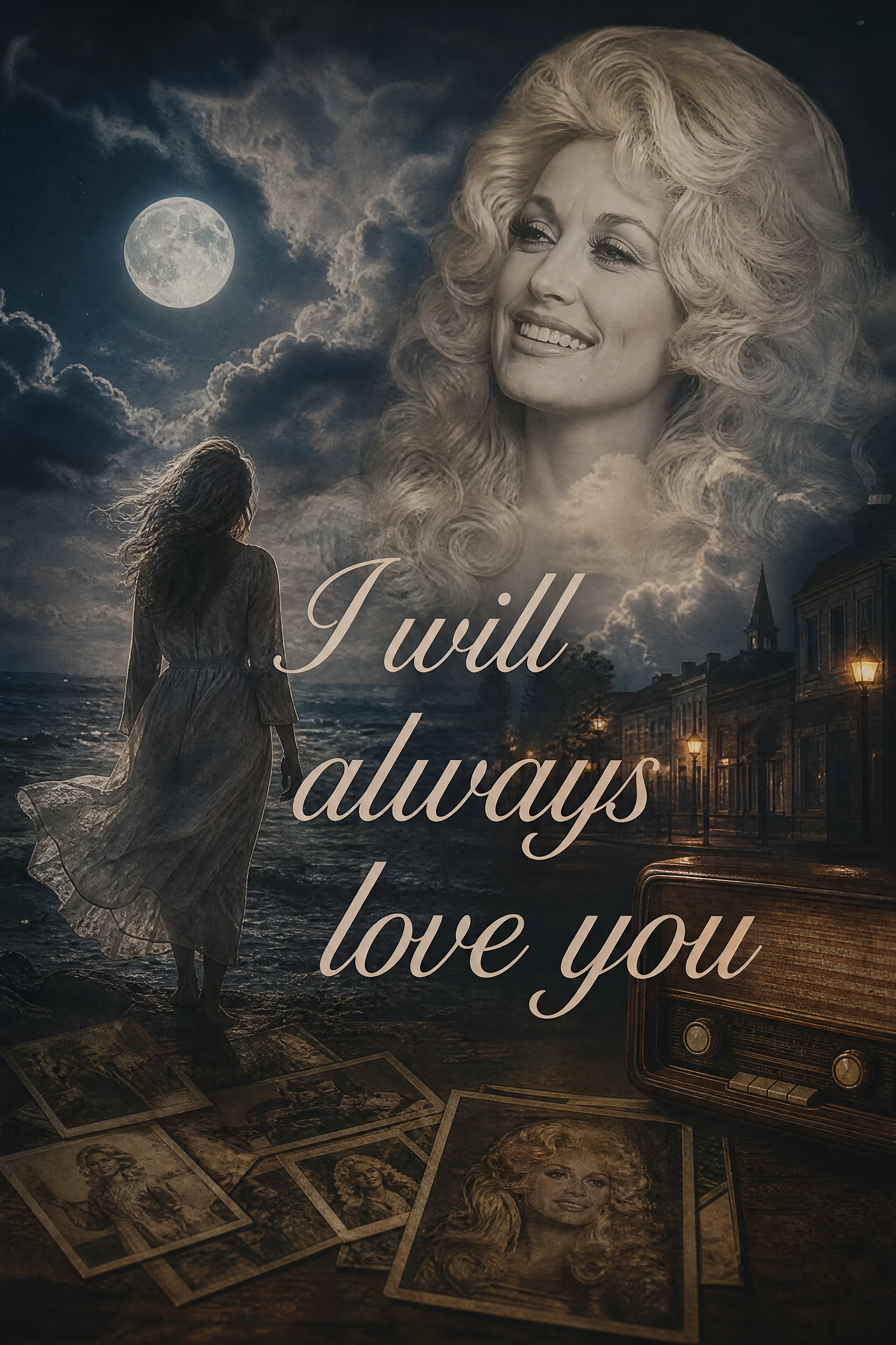Arte testuale malinconica ispirata a I Will Always Love You