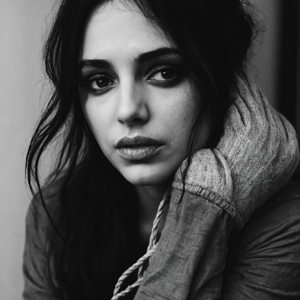 Lonely tears on a pillow in the quiet night