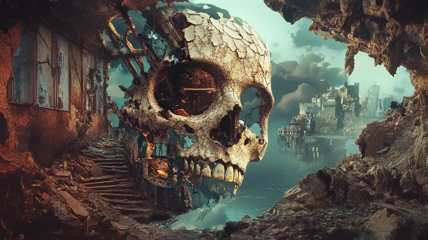 Visão surreal de contos de fadas fragmentados e histórias sombrias