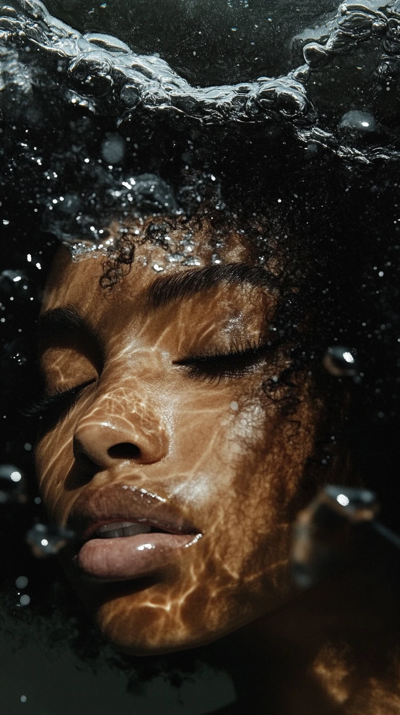 Mulher de pele morena confiante com cabelo afro natural
