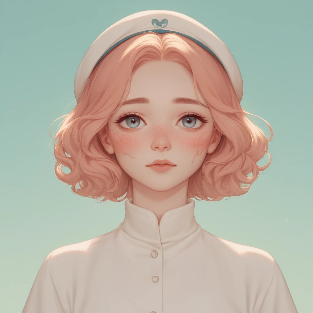 Mère en anime berçant son nouveau-né dans une douce scène d’hôpital