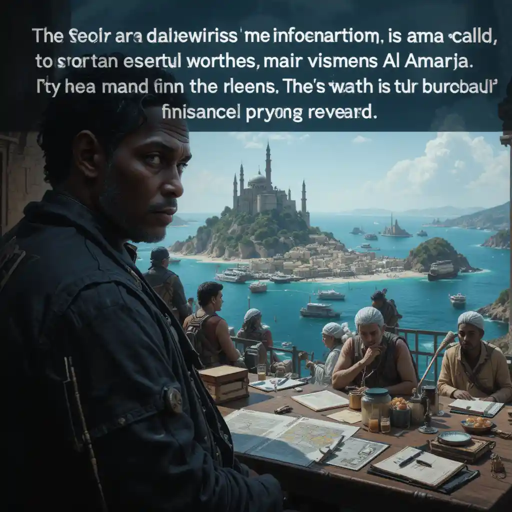 Text document describing a secretive Mediterranean island