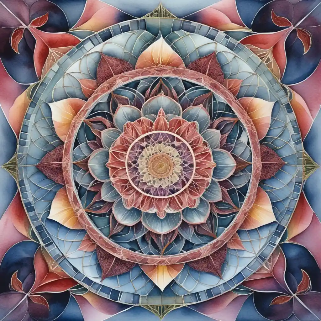 Abstract bio architecture inspired by universal harmonic geometry