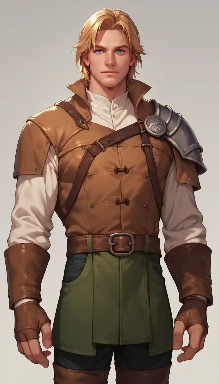 Fantasy thief woman inspired by dungeon adventure setting