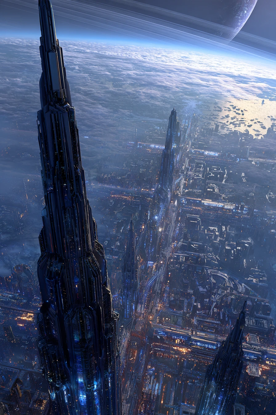 high angle view