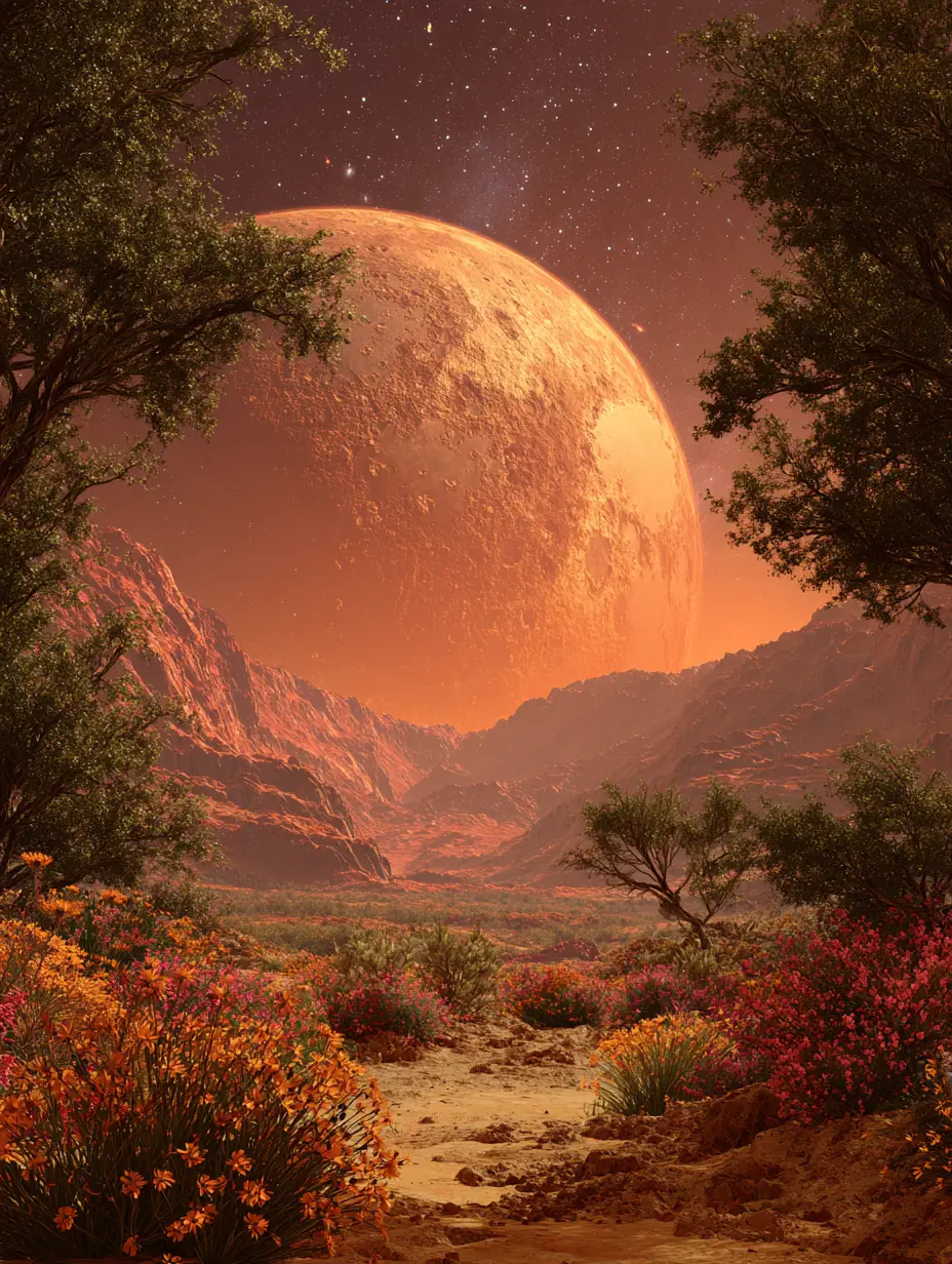 A dreamlike vision of Mars as a habitable world