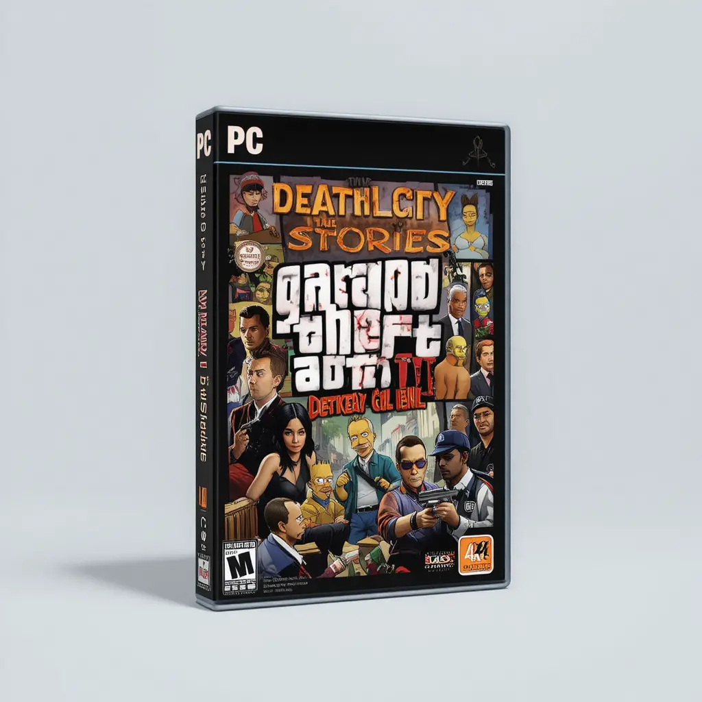 A Violent Action Game Cover Featuring a Helicopter in the Upper Corner