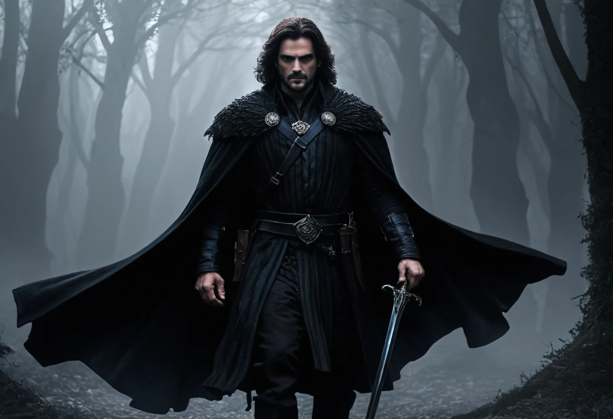Lord Rian Thier percorre as sombras de um mundo de fantasia