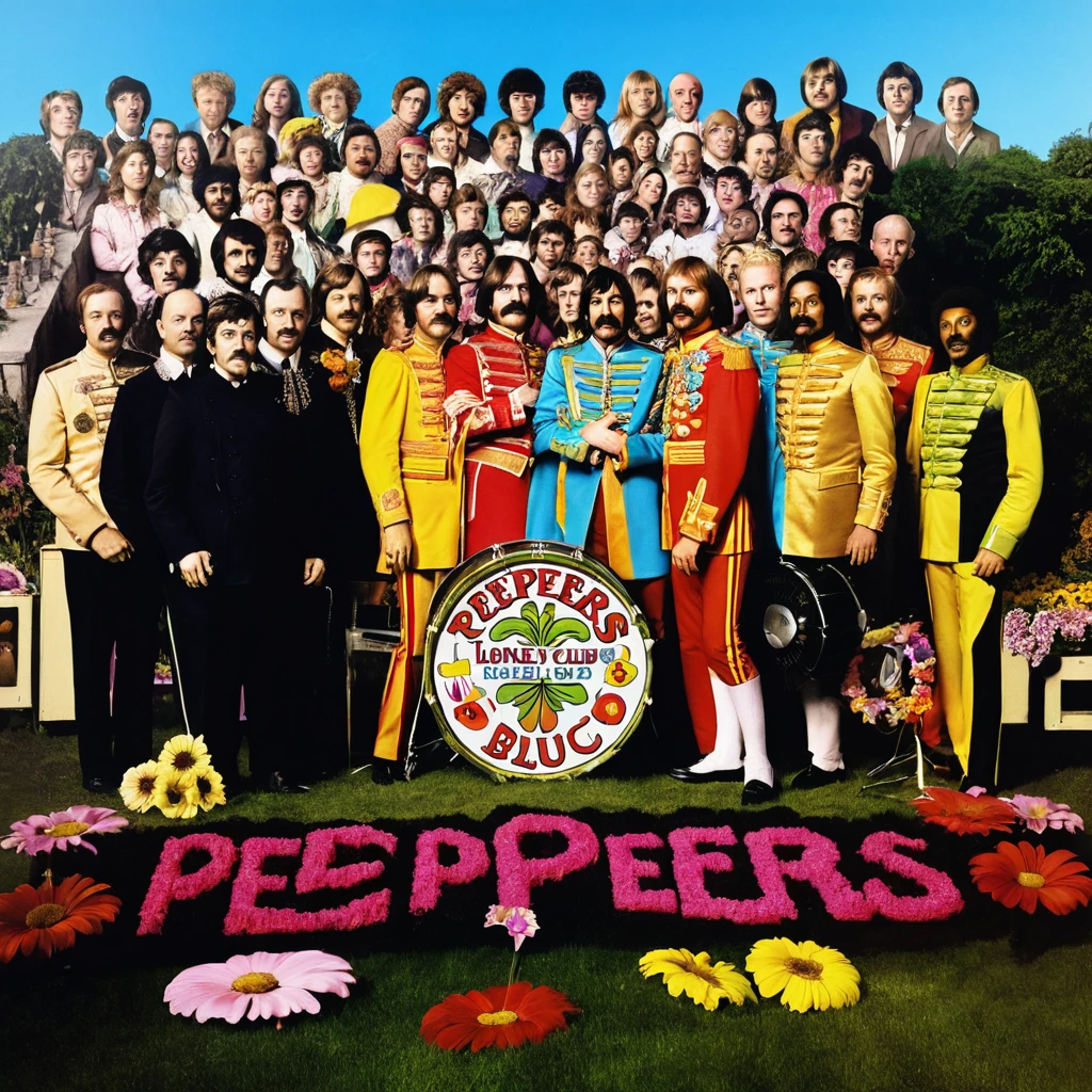 Une réunion en studio de figures de la pop culture réinvente la pochette de l’album Sgt. Pepper