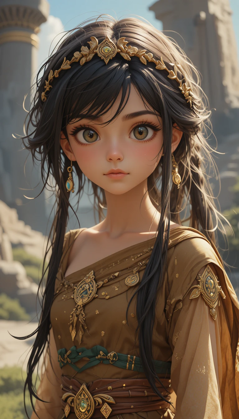Uma menina de oito anos num universo de fantasia animado