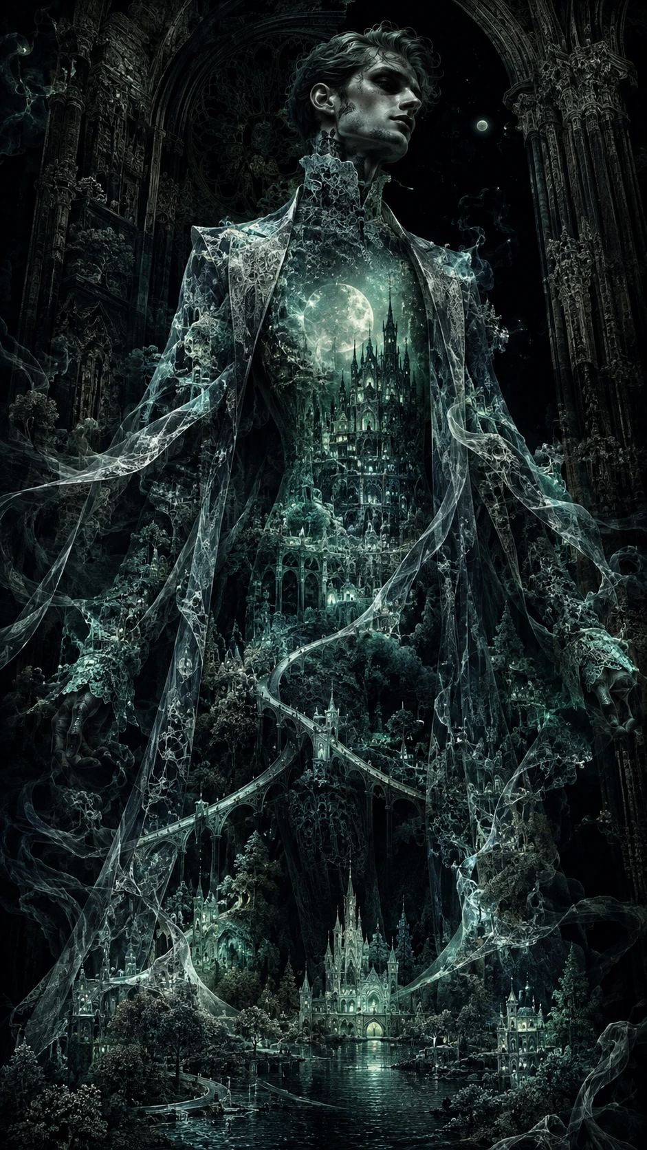 Um aristocrata espectral está sob uma catedral em ruínas que esconde um reino