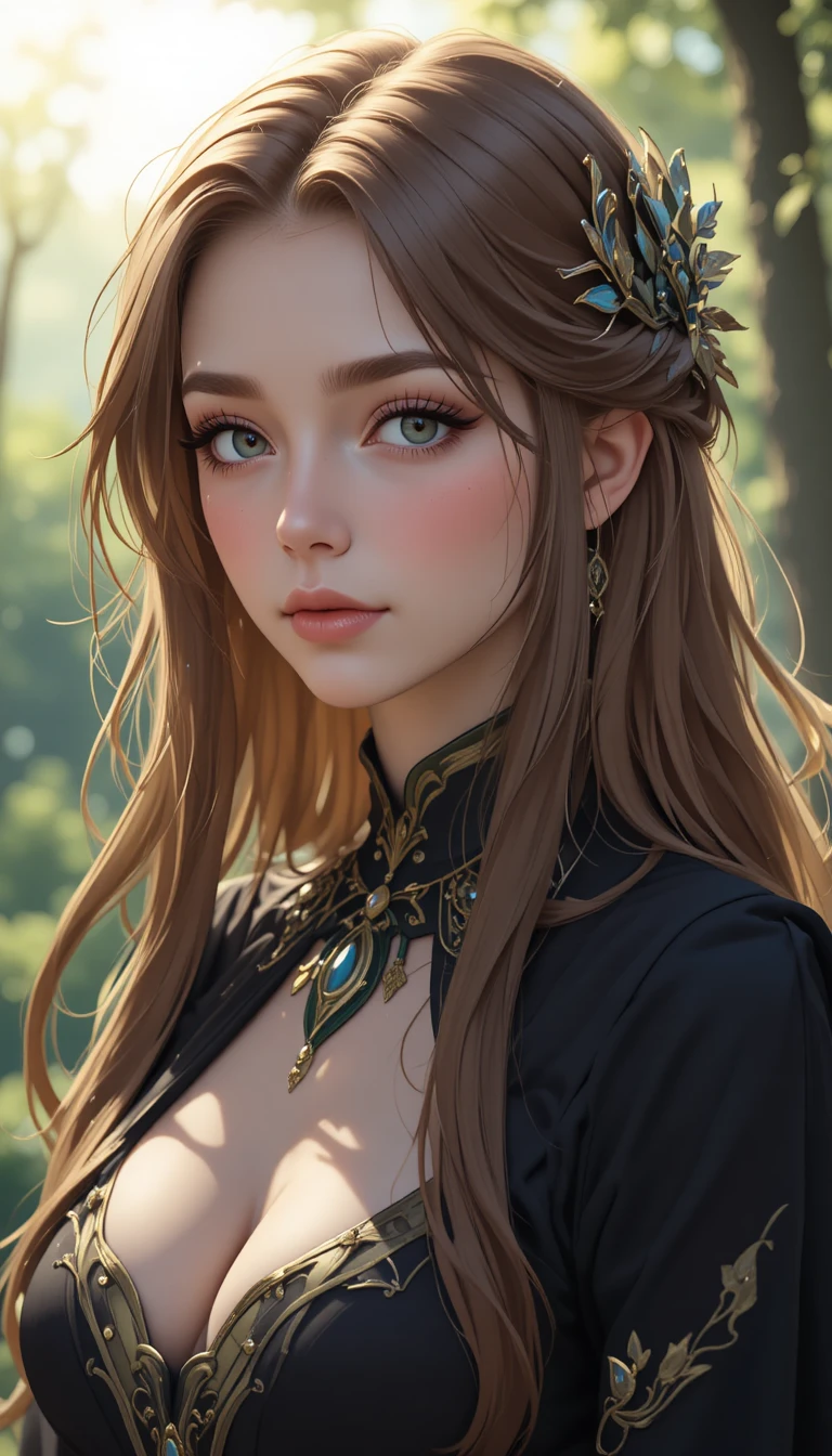 Thalya, una giovane strega in un mondo fantasy animato