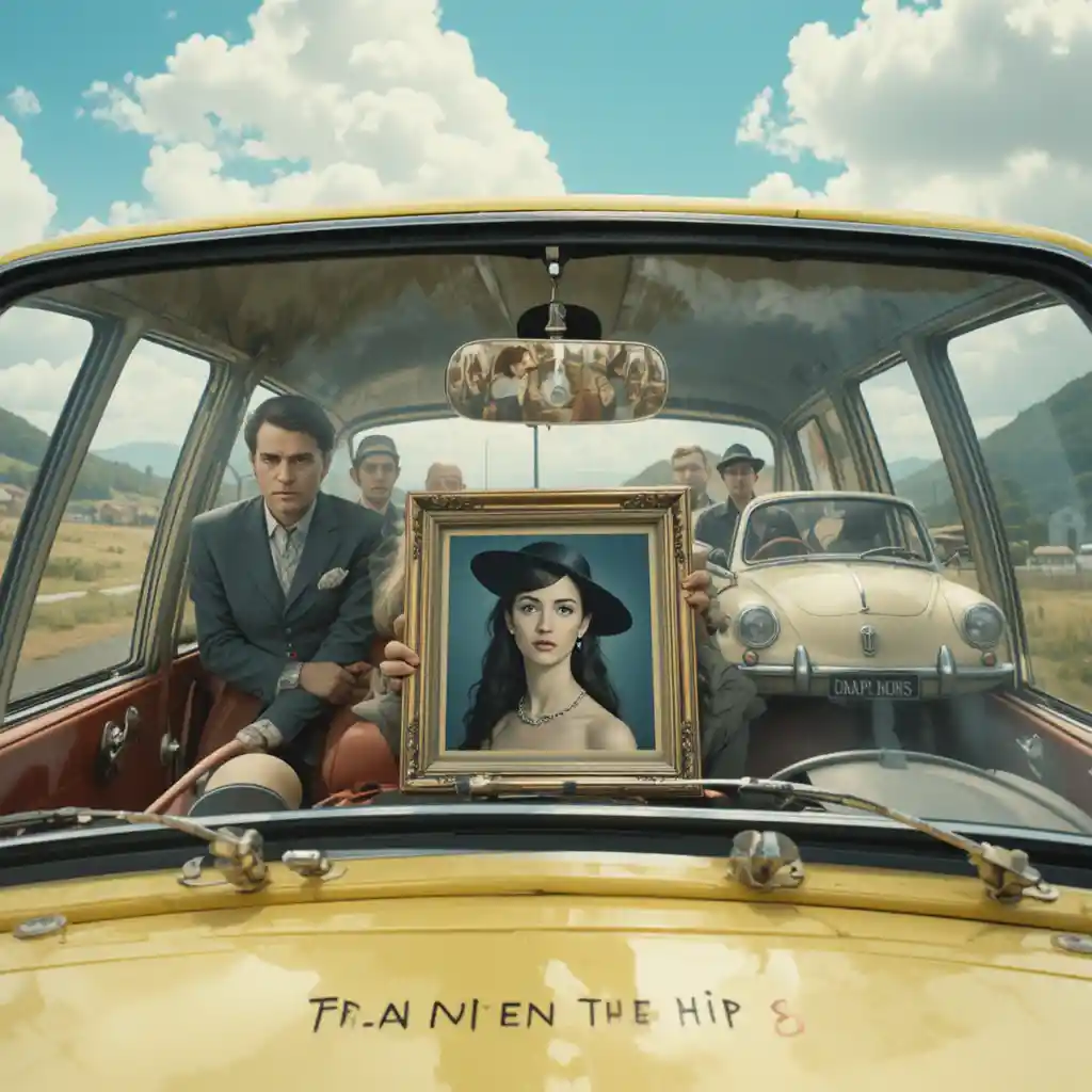 A Girl in a Hat Travels Through France in a Fiat 500