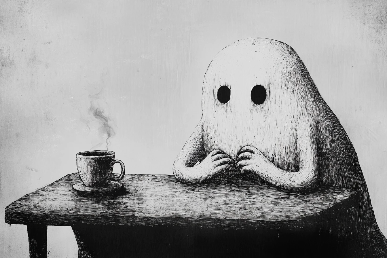 Un lundi assis au bord du lit, à côté d’une tasse de café