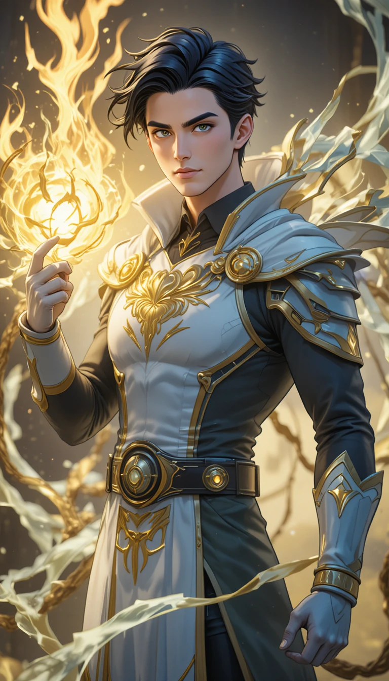 Qilby, um homem Eliatrope de 31 anos de um universo animado