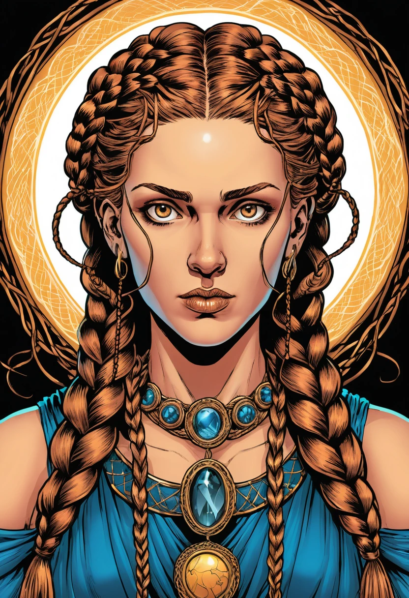 Circe, a deusa de cabelos trançados e irmã do feiticeiro Eetes