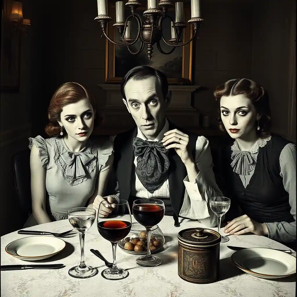 A surreal dinner with Cordelia and the girls