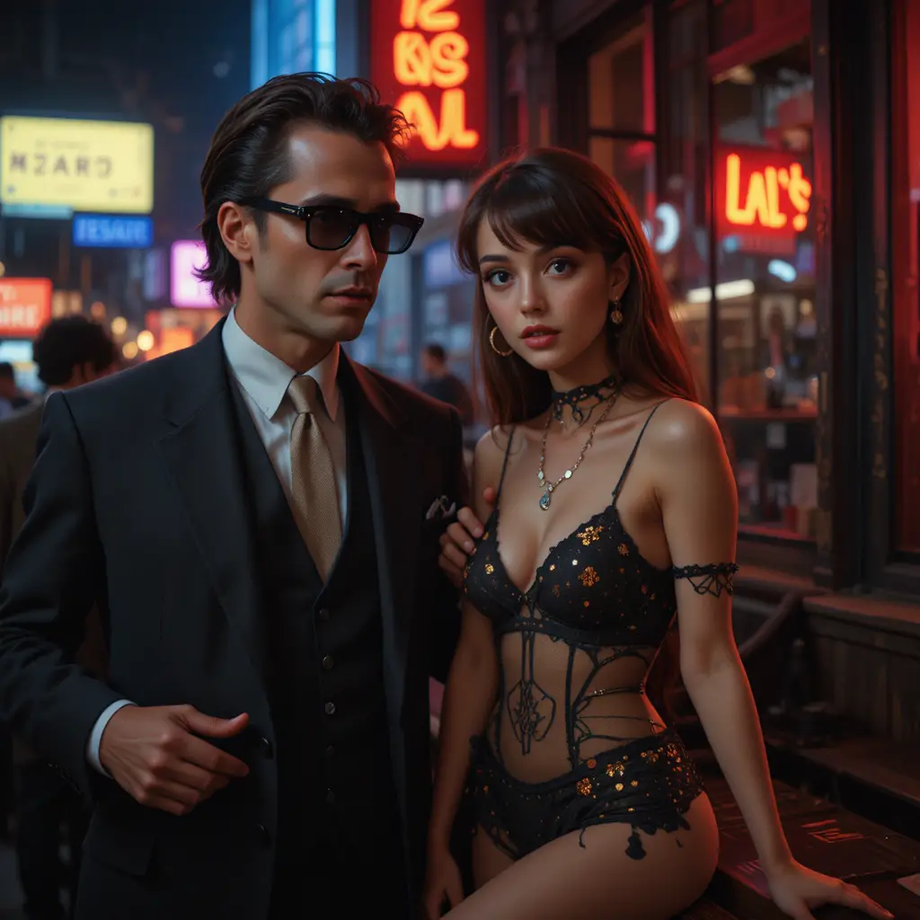 A teenage girl becomes involved in Soho's beatnik and striptease scenes