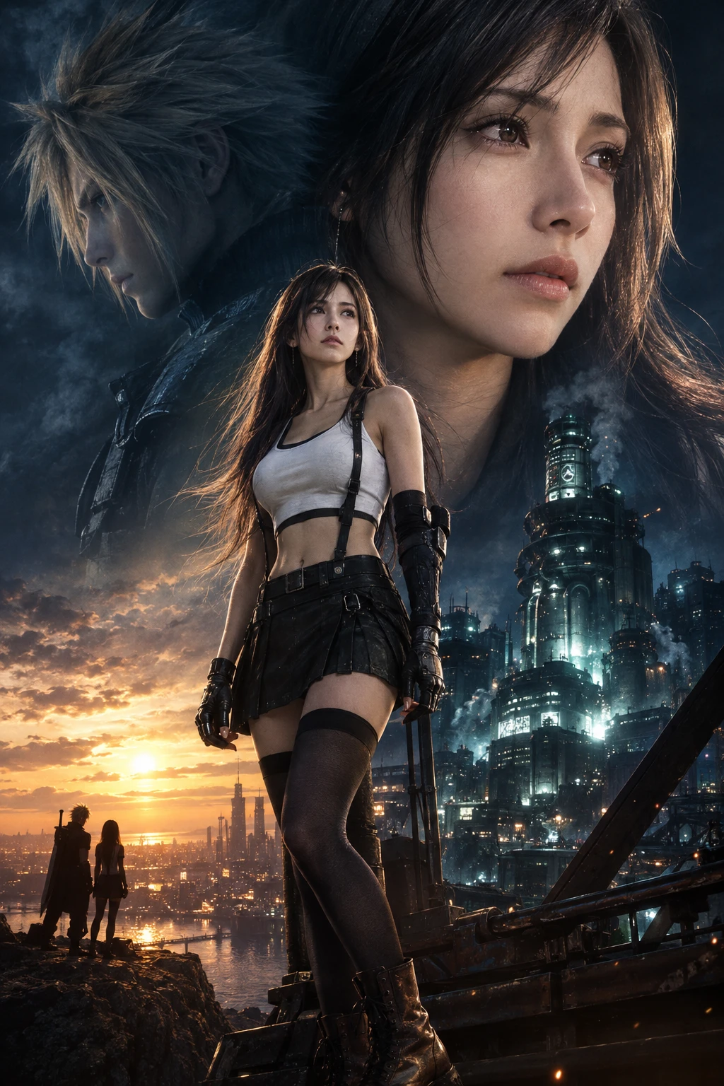 Tifa Lockharts melancholischer Blick prägt ein Live-Action-Porträt